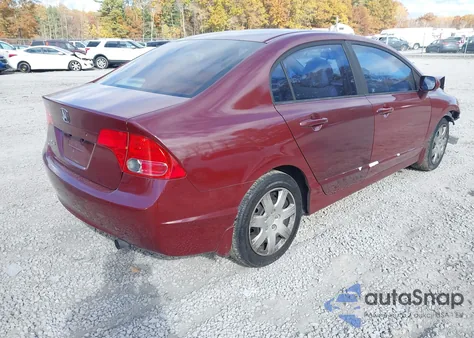 2008 Honda Civic Lx z USA, uszkodzony, nr VIN 2HGFA16508H536942